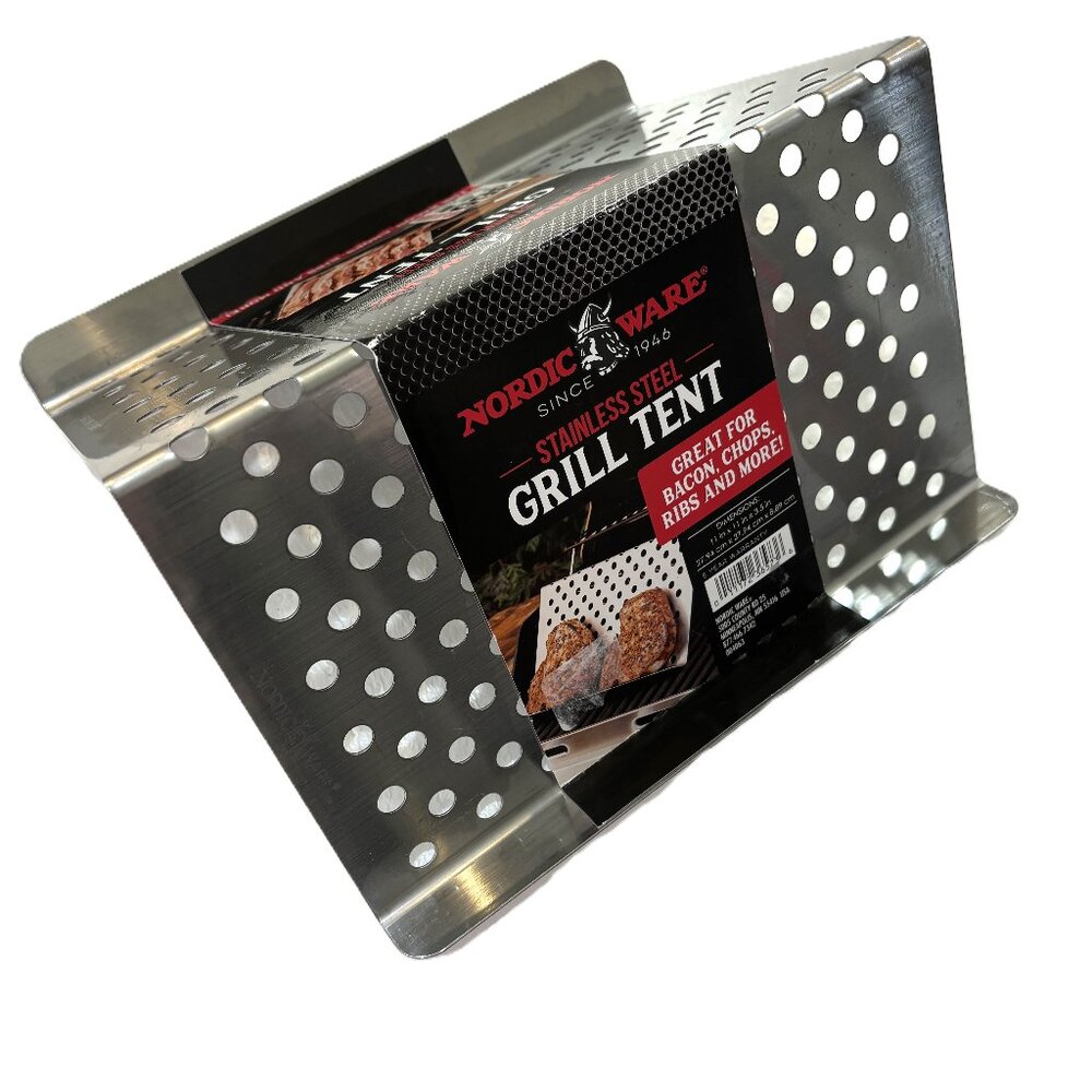 Nordic Ware Stainless Steel  Grill Tent NWT